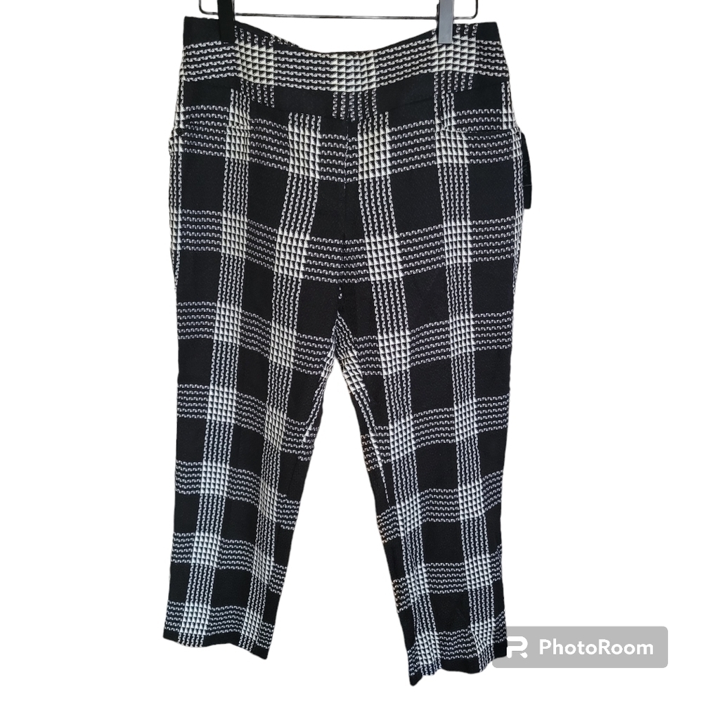 NWT Worthington plaid pants size 8